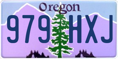 OR license plate 979HXJ