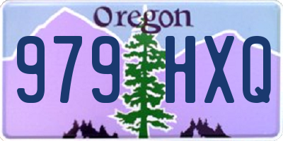 OR license plate 979HXQ
