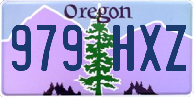 OR license plate 979HXZ