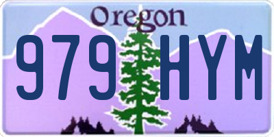 OR license plate 979HYM
