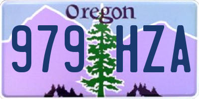 OR license plate 979HZA