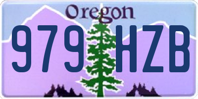OR license plate 979HZB