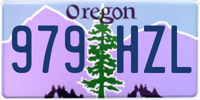 OR license plate 979HZL