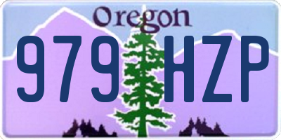 OR license plate 979HZP