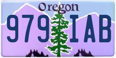 OR license plate 979IAB