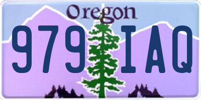 OR license plate 979IAQ