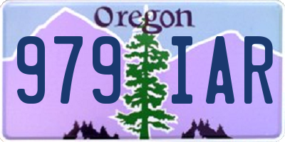 OR license plate 979IAR