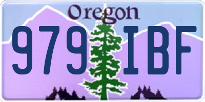 OR license plate 979IBF