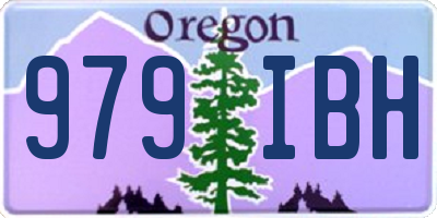 OR license plate 979IBH