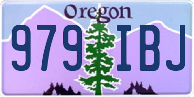 OR license plate 979IBJ