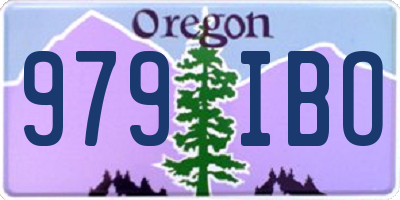OR license plate 979IBO