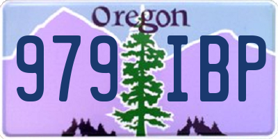 OR license plate 979IBP