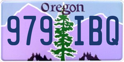 OR license plate 979IBQ