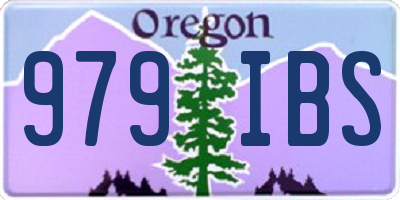 OR license plate 979IBS