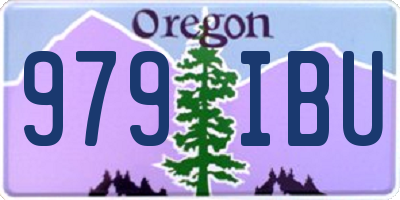 OR license plate 979IBU
