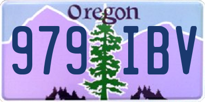 OR license plate 979IBV