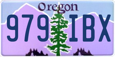 OR license plate 979IBX
