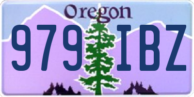 OR license plate 979IBZ