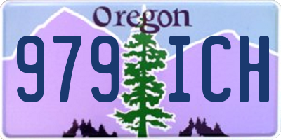 OR license plate 979ICH