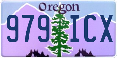 OR license plate 979ICX
