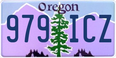 OR license plate 979ICZ