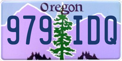 OR license plate 979IDQ