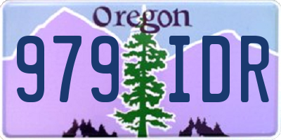 OR license plate 979IDR