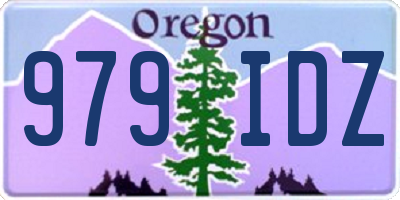 OR license plate 979IDZ