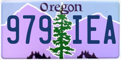 OR license plate 979IEA