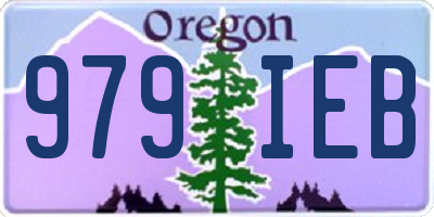 OR license plate 979IEB