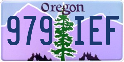 OR license plate 979IEF