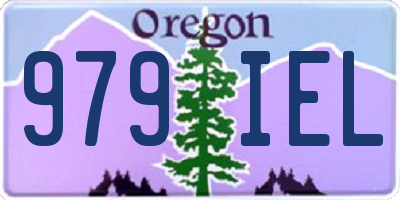 OR license plate 979IEL