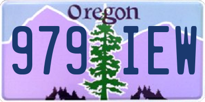 OR license plate 979IEW