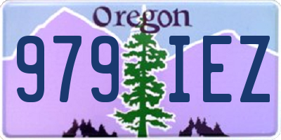 OR license plate 979IEZ