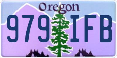 OR license plate 979IFB