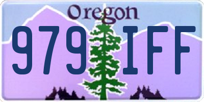 OR license plate 979IFF