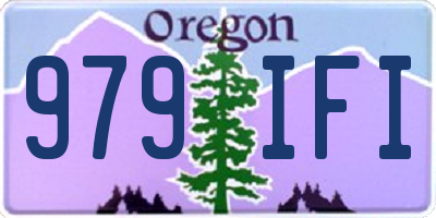 OR license plate 979IFI
