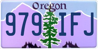 OR license plate 979IFJ