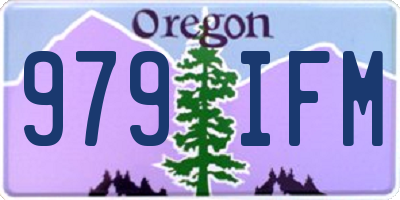 OR license plate 979IFM