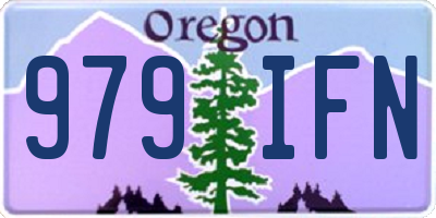 OR license plate 979IFN