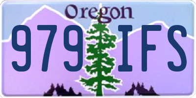 OR license plate 979IFS