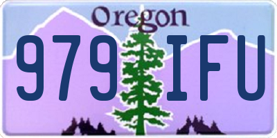 OR license plate 979IFU