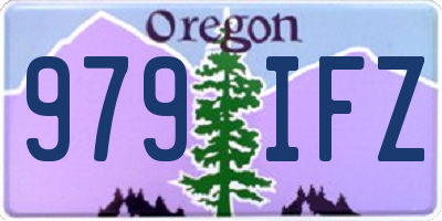 OR license plate 979IFZ