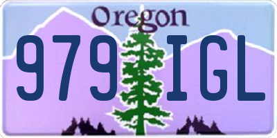 OR license plate 979IGL