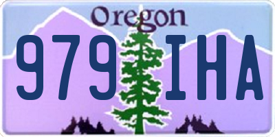 OR license plate 979IHA