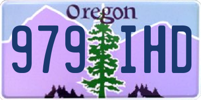 OR license plate 979IHD