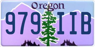 OR license plate 979IIB
