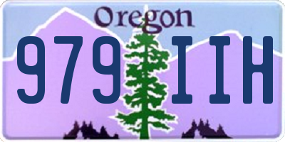 OR license plate 979IIH