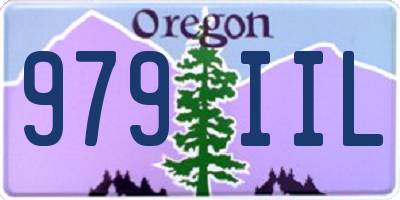 OR license plate 979IIL