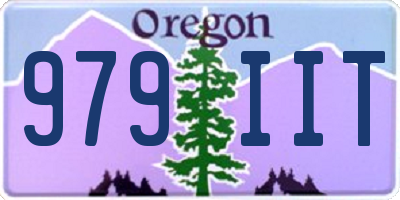 OR license plate 979IIT